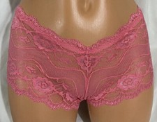 Sheer Pink Lacy panties Size L/7