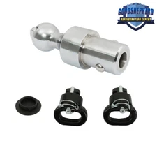 60638 Puck System 2-5/16" Gooseneck Ball & Safety Chain Anchor Kit For Ram Truck