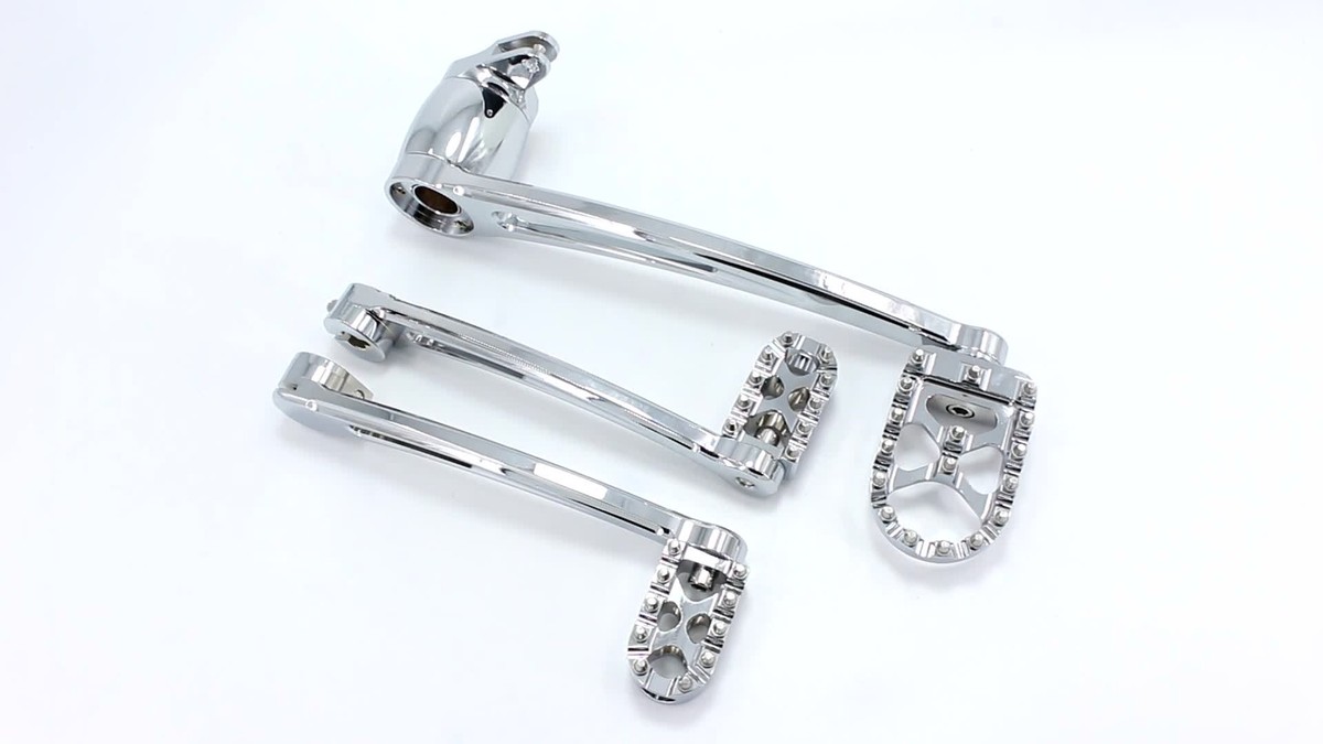 Ai様 CNC MX Foot Pegs Floorboards Shifter Levers For Harley
