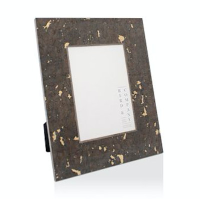 Bird & Co  4 x 6 Brown Gold Frame T3320