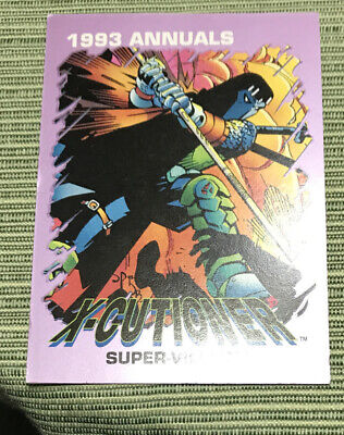 Marvel Annuals card # 7 of 27 X-cutioner 1993.