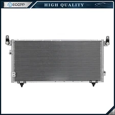 Aluminum AC A/C Condenser For 2000 2001 2002 2003 2004 2005 2006 Toyota Tundra