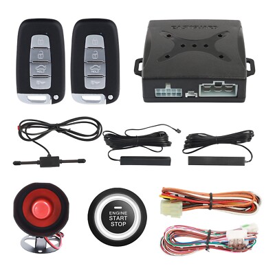 EASYGUARD PKE universal burglar alarm and remote start push button keyless start