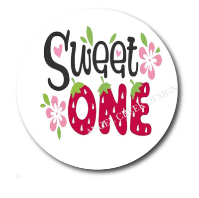 Sweet One 1st Birthday Favors Scrapbook Stickers Envelope Seals Labels ...
