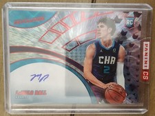 Lamelo Ball 2020-21 Revolution Asia Red Rookie Autographs RC On Card Auto