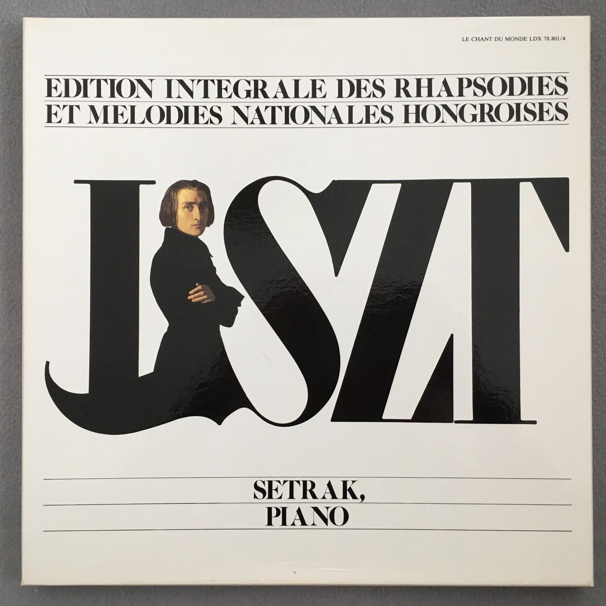 仏4discs LP Franz Liszt, France Clidat Integrale de L&amp;#039;Oeuvre Pour Piano Vol 5 8025 VEGA /01040 Franz Liszt, France Clidat – Integrale de L'Oeuvre Pour