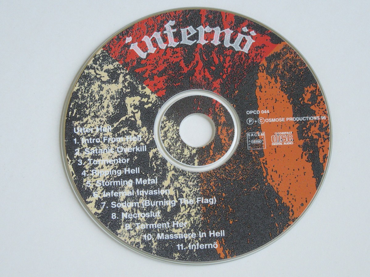 INFERNÖ Utter Hell CD 1996 VERY RARE OOP THRASH ORIGINAL 1st