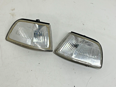 (W3)ライト　中古 JDM HONDA CIVIC EF9 1991 CLEAR CORNER WINKERS LIGHTS STANLEY 052