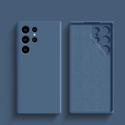 Liquid Silicone Case For Samsung Galaxy S22 S21 S23 S24 Ultra A34 A54 Back Cover - Photo 9 sur 38