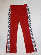 Champion Athleisure Track Pants Women’s in Red Y2K Athletic Streetwear