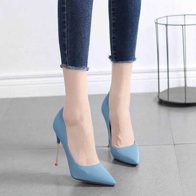 Velvet Heels Blue | Lace up Shoes | Greek Chic Handmades-gemektower.com.vn