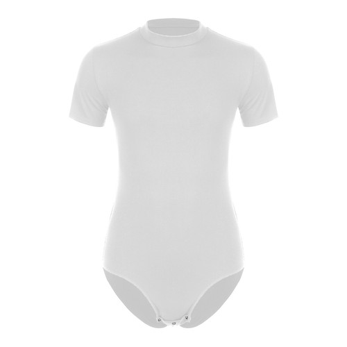 Mens One Piece Bodysuit Jumpsuit Undershirt Button Crotch Leotard Underwear - Picture 22 of 33