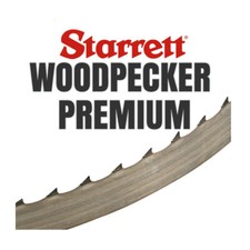 Starrett Woodpecker Premium Bands&auml;geblatt 2850x19x0,7mm 3 Hook Holz 285cm