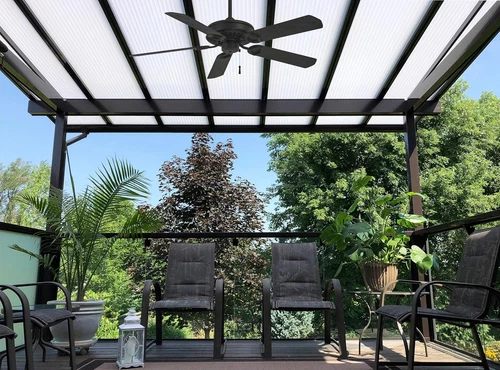 F589-TCL Sundowner 54" Outdoor Ceiling Fan - Textured Coal Finish - Picture 7 of 9