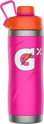 Gatorade Gx Stainless Steel Bottle, 32Oz - Pink - New - Retail