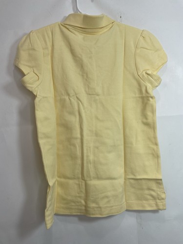 Children's Place Girls Size M 7/8 Yellow School Uniform Polo Short Sleeve Shirt - Picture 2 of 20