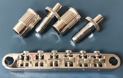 Epiphone-B-2, tune-o-matic bridge, CHROME, fits Epiphone Les Pauls & more