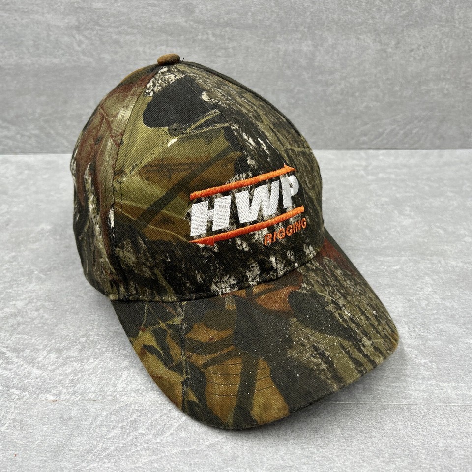 HWP Rigging Hat Baseball Ball Cap Adjustable SNAPBACK Mossy Oak Camo ...