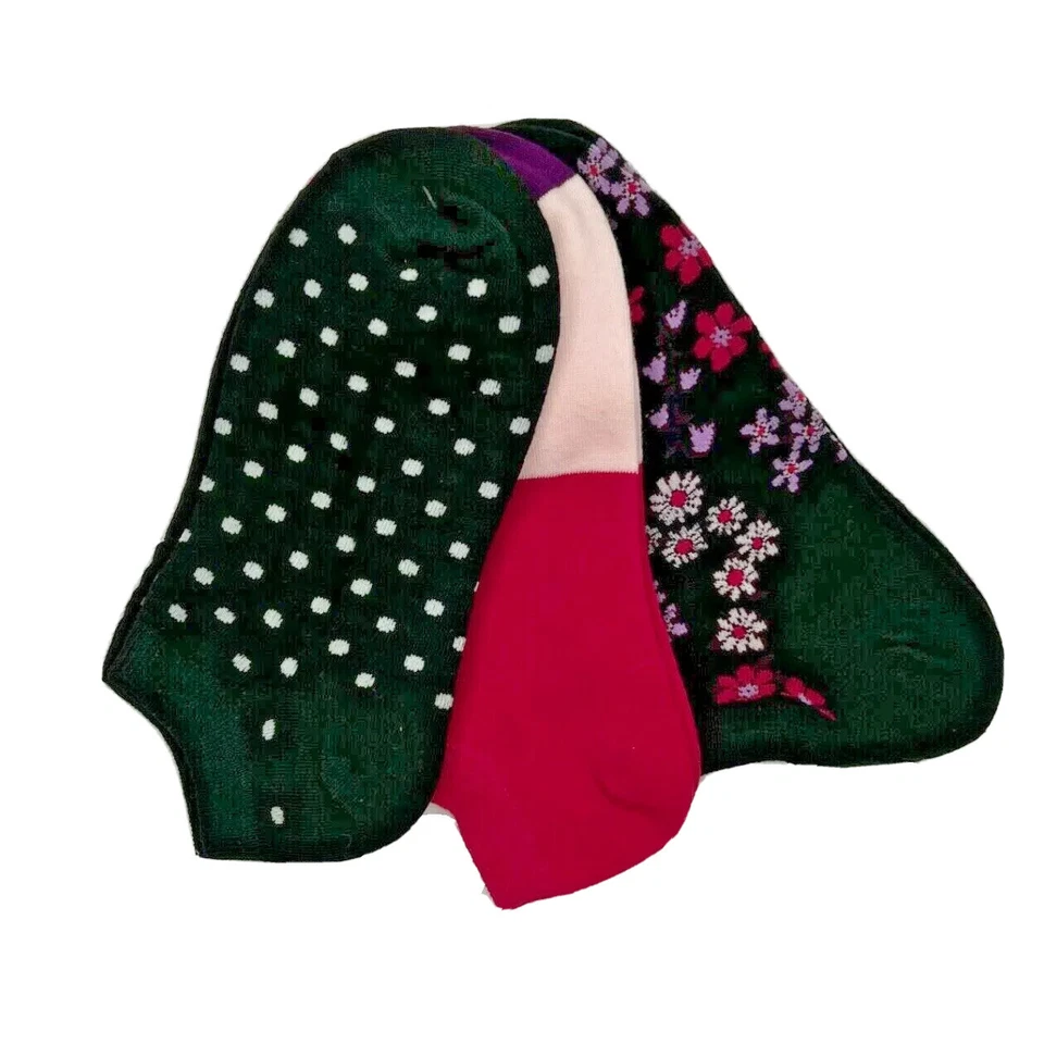 Kate Spade 3 pares de calcetines de corte bajo talla única para la mayoría de varios colores múltiples patrones Foto 2 de 4