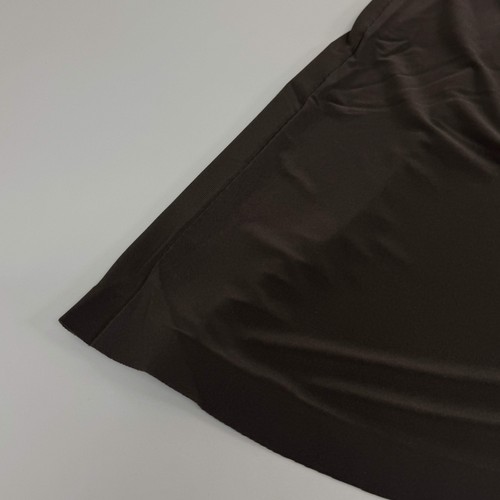 NORMA KAMALI Halter Turtle Fishtail Gown 4-Way Stretch Womens Sz S/36 Chocolate - Picture 5 of 7