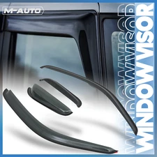Window Visor Shade Vent Wind Rain Deflector for 95-04 Toyota Tacoma Extended Cab