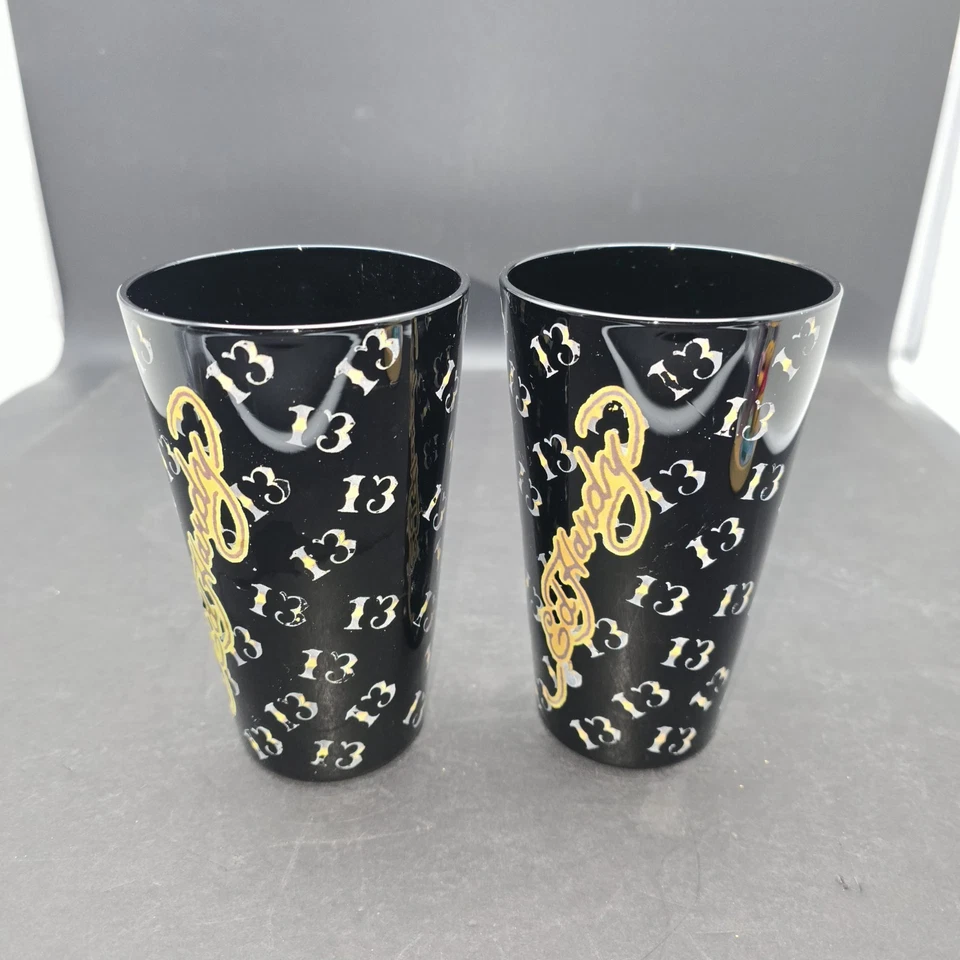 Черные пинтовые очки Don Ed Hardy Skull and Flamed Heart 13 (x2) - Изображение 4 из 4