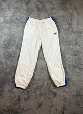 LACOSTE Trainingshose Trackpants Weiß Blau M Relaxed Fit Herren