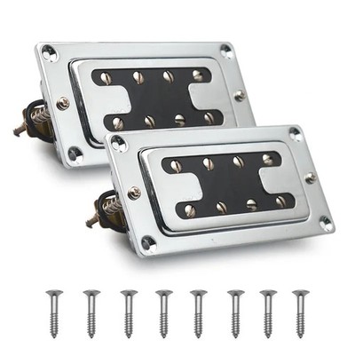 Hot Selling Mini Style Two Line 8 Holes 4-String Electric Bass Humbucker Pickup 
