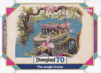THE JUNGLE CRUISE TOPPS DISNEYLAND 70TH CONCEPT ART BASE CARD #123 2025 25