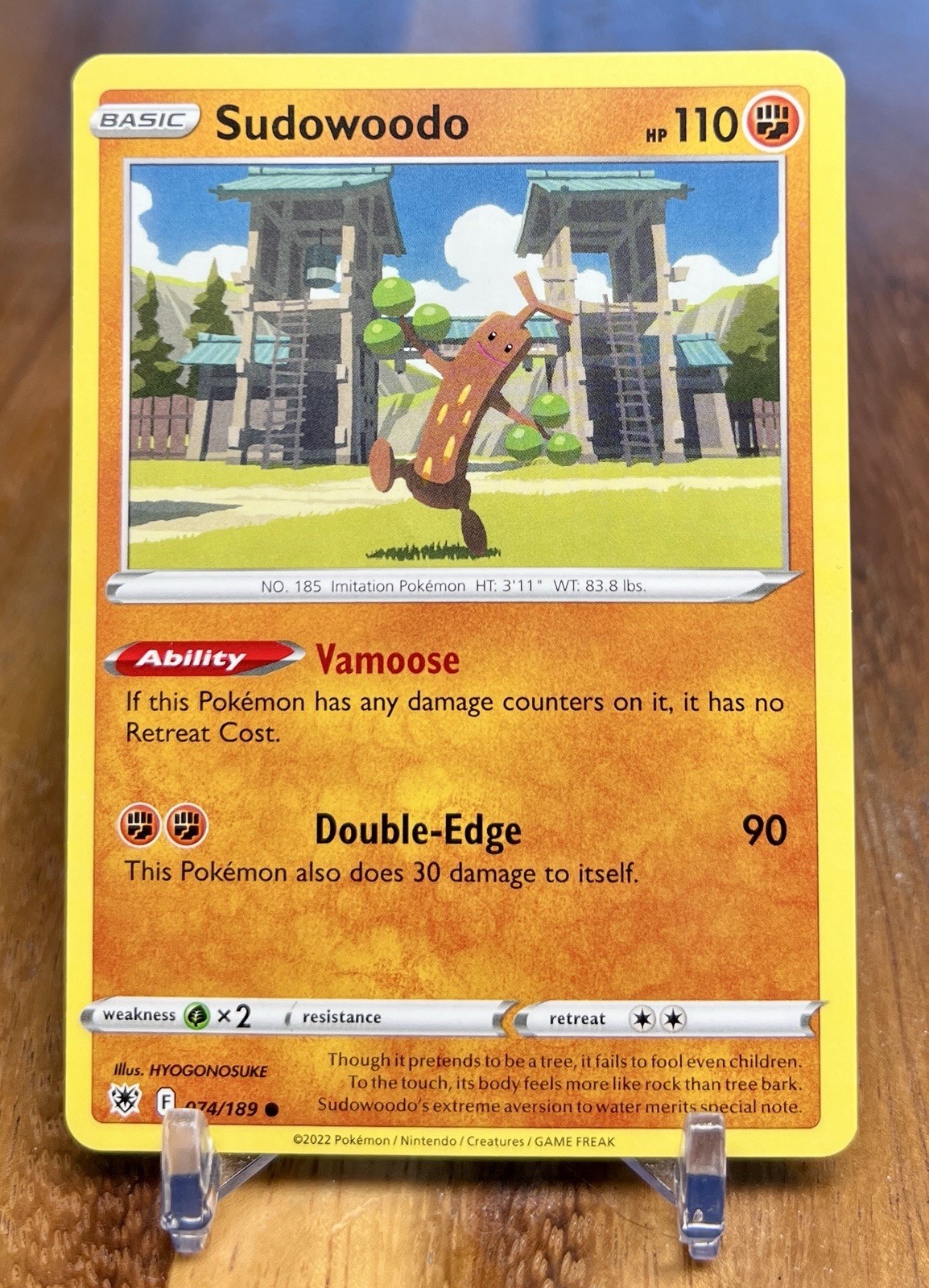 Sudowoodo 074/189 Common Astral Radiance Pokemon Near Mint