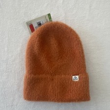 Alpine Design Orange Nylon Knit Beanie Women's One Size Lightweight
