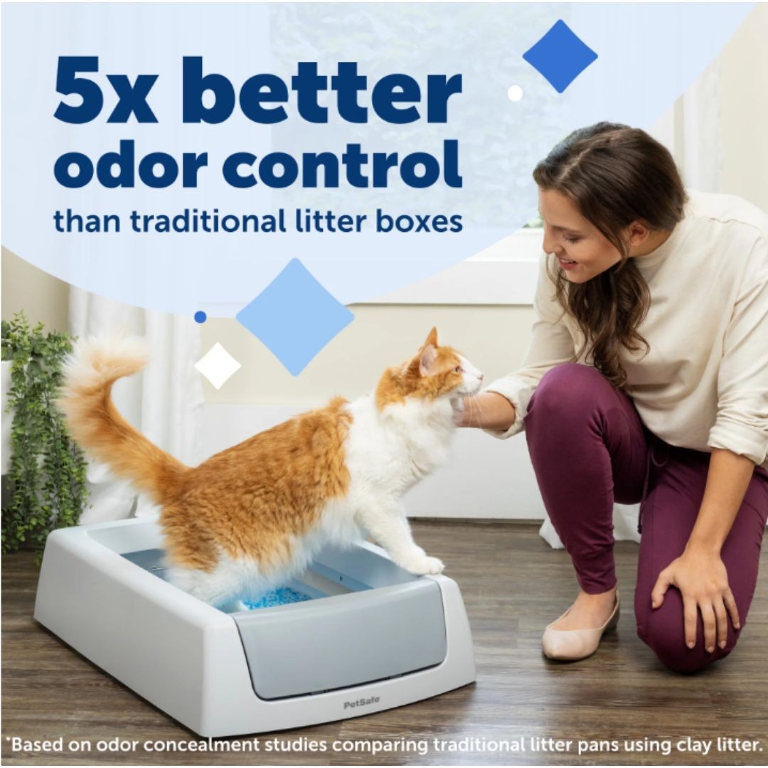 PetSafe Self-Cleaning Cat Litter Box with Odor Control PAL00-17296 | eBay