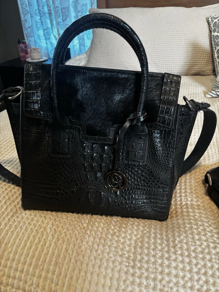 Bolso de mano Raviani Croc en relieve Foto 2 de 4