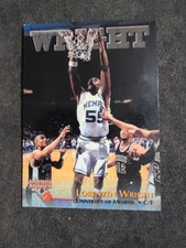 1996 Score Board Rookies #10 Lorenzen Wright RC Rookie Memphis Basketball Card. rookie card picture