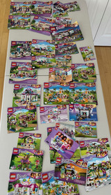 LEGO FRIENDS INSTRUCTION BOOK MANUAL ONLY HUGE LOT 41130 41714 41684 41095 41449