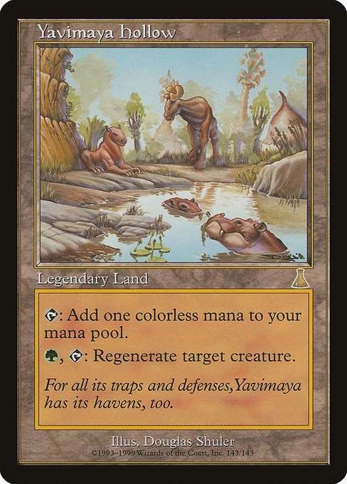MTG 英語 Yavimaya hollow MTG Yavimaya Hollow UDS English NM | eBay