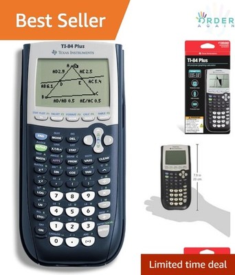 Graphing Calculator Metal Plastic 320x240 Backlit Color Screen Math Science