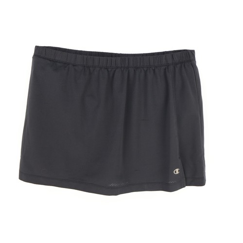 Champion Activewear Mini Skort Womens Size S Black Polyester Blend Stretch Waist - Picture 1 of 8
