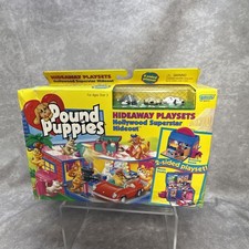 Galoob Vintage Pound Puppy Carrier Playset Hollywood Superstar Hideout SEALED