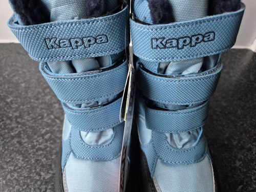 Kappa Great Tex Jr 260558K-6467 Kids Winter Bootie Shoes Black/Blue - Brand NEW - Bild 6 von 12