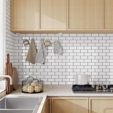 Yoillione Peel and Stick Backsplash for Kitchen: Self Adhesive Wall Tiles for...