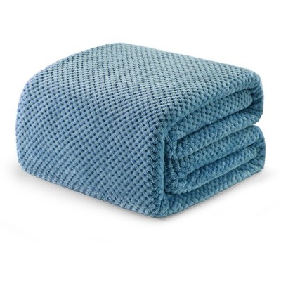 Exclusivo Mezcla Fleece Bettdecke Double (150x200 cm), schieferblau 