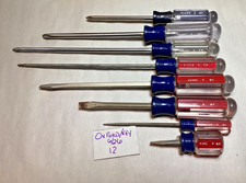 Vintage Craftsman Slotted Phillips Screwdriver Lot Vintage Craftsman Slotted Phillips Screwdriver Lot