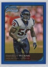 2006 Bowman Chrome Blue Refractor 122/150 DeMeco Ryans #98 15ed