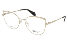 Brand New 2026 GENNY Women Eyeglasses GYV 447 C.10 Authentic Italy Rx Frame Case