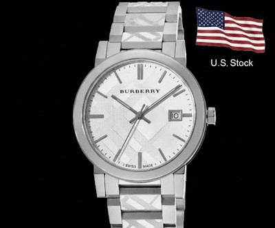 Burberry BU9037  38mm Water resistant Swiss Stainless Steel Bracelet Watch -...
