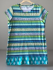 Lands End Colorful Dress Swim Cover-up Large Petite Perfect Party Cover-up