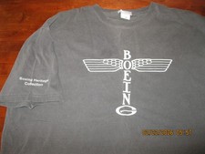 Vintage Boeing Heritage Collection grey tshirt size mens XL