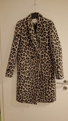   Stylischer Mantel im angesagten Leolook von Stradivarius Gr. S   