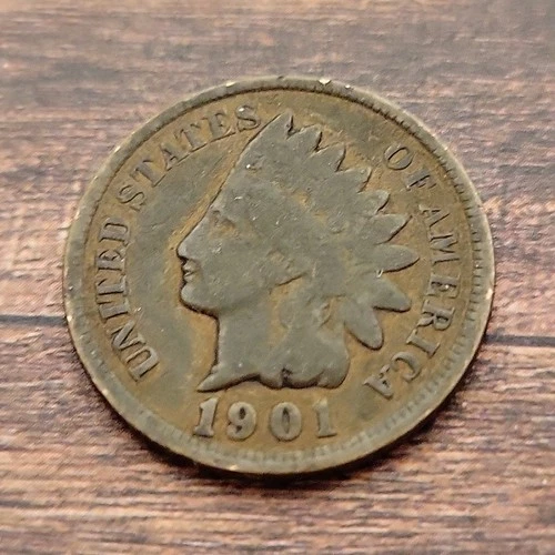 1901-P Indian Head Cent — photo from the most recent tracked eBay sale